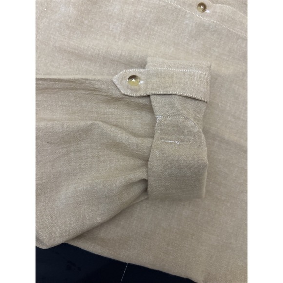 Country Store Women's Tan Button Up Shirt Embroidered Pumpkins Fall Size 2X - Picture 4 of 15